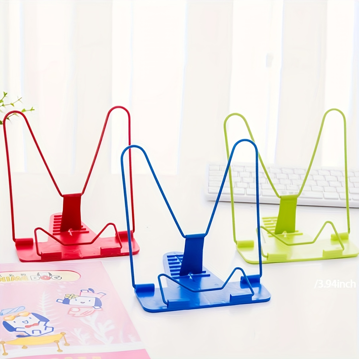 Tablet Accessories For Reading - Support de livre pliable pour bureau,