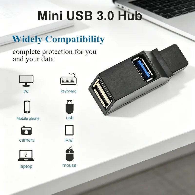 Tablet With All Accessories - Hub USB 3.0 2.0 rotatif à