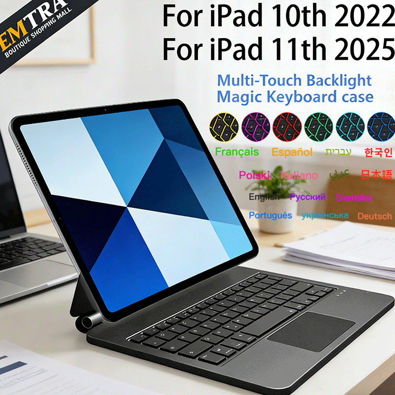 Tablet Keyboard Case - Étui pour clavier magique Bluetooth pour