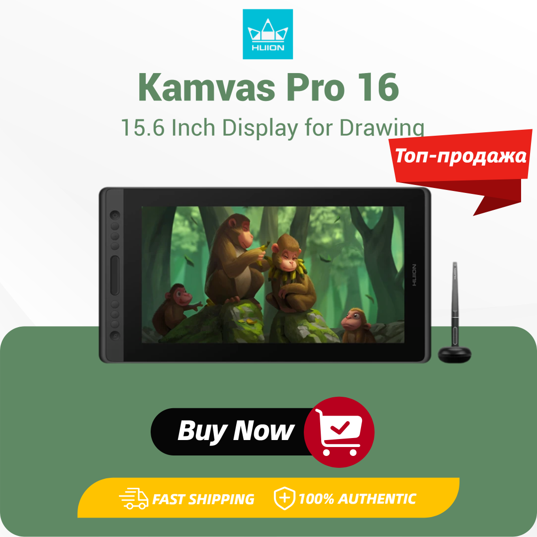 Huion Tablet Accessories - HUION Kamvas Pro 16 écran de