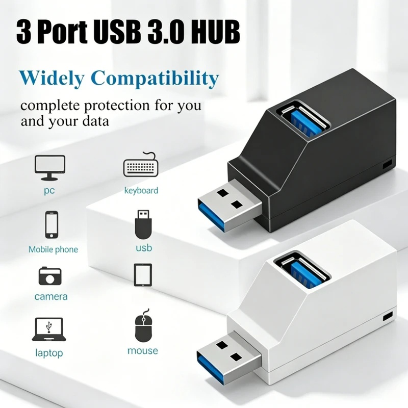 Hub USB 3.0 2.0 rotatif à 3 po - Tablet With All Accessories avis et prix