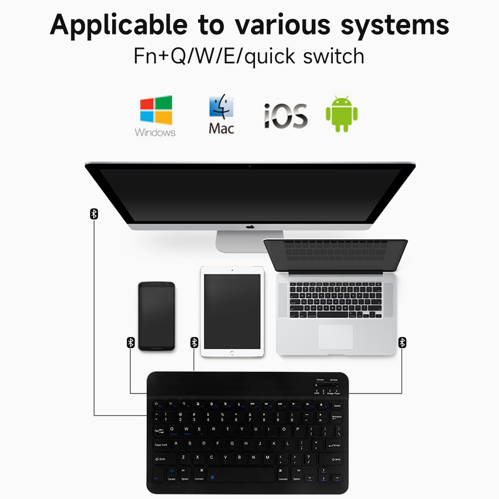 Clavier Bluetooth sans fil pou - Tablet Accessories For Samsung avis et prix