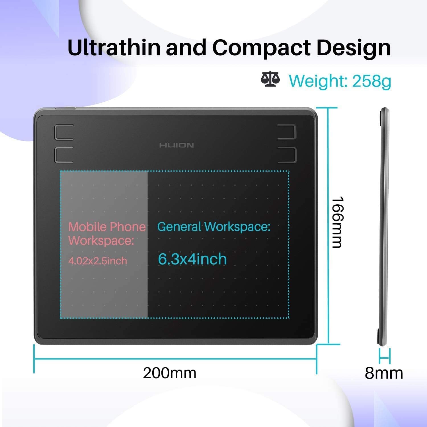 HUION HS64 tablette graphique  - Huion Tablet Accessories avis et prix