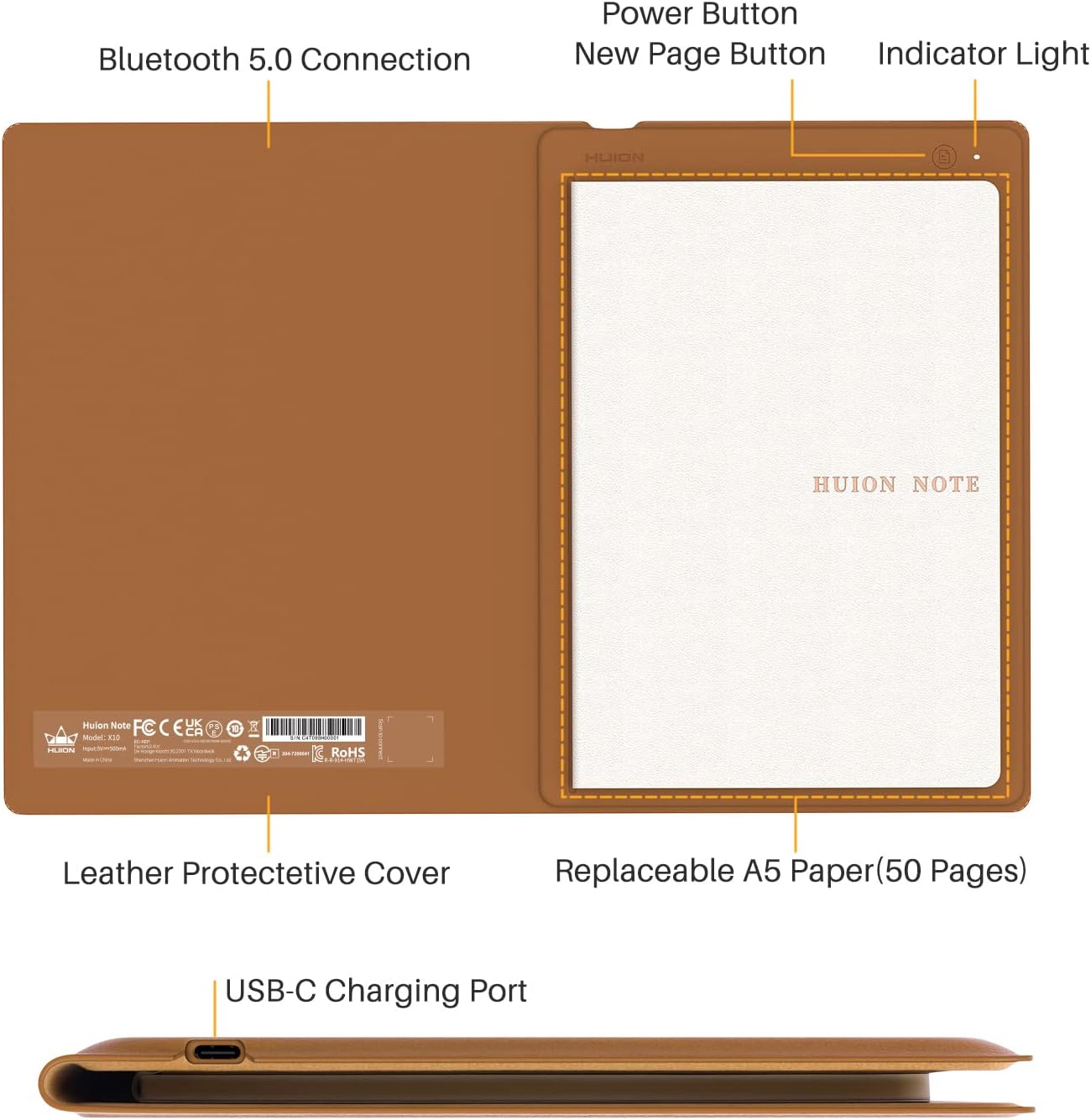 Huion note 2 en 1 cahier d'écr - Huion Tablet Accessories avis et prix
