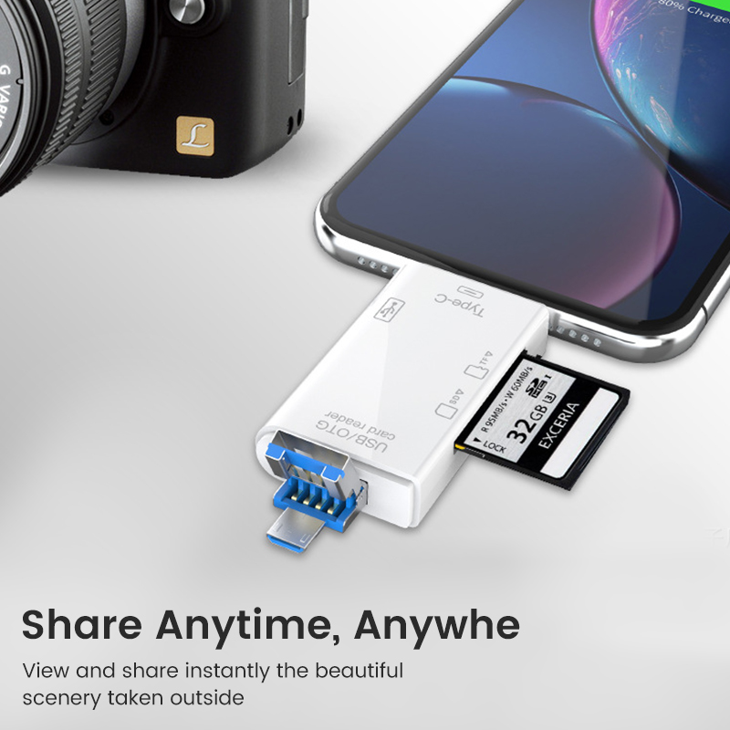 Lecteur de carte USB Type C 6  - Tablet Accessories For Reading avis et prix