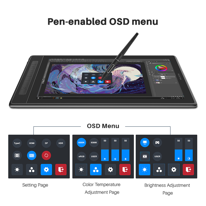 HUION-Tablette de dessin KAMVA - Huion Tablet Accessories avis et prix