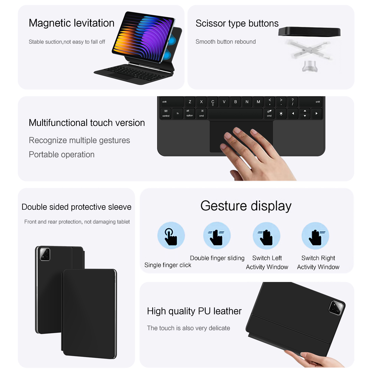 Clavier magique pour Xiaomi Pa - Tablet Keyboard Case avis et prix