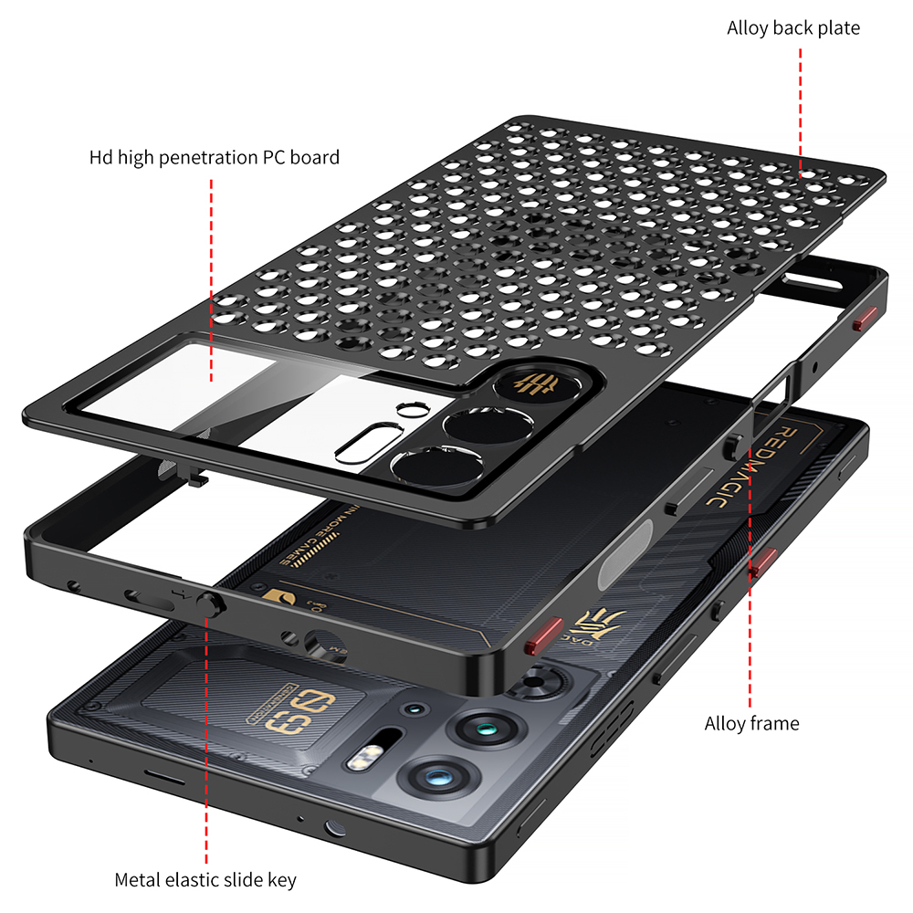 Coque arrière en métal avec tr - Redmagic Tablet Accessories avis et prix