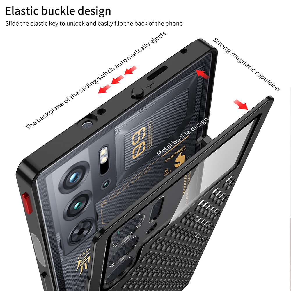 Coque arrière en métal avec tr - Redmagic Tablet Accessories avis et prix