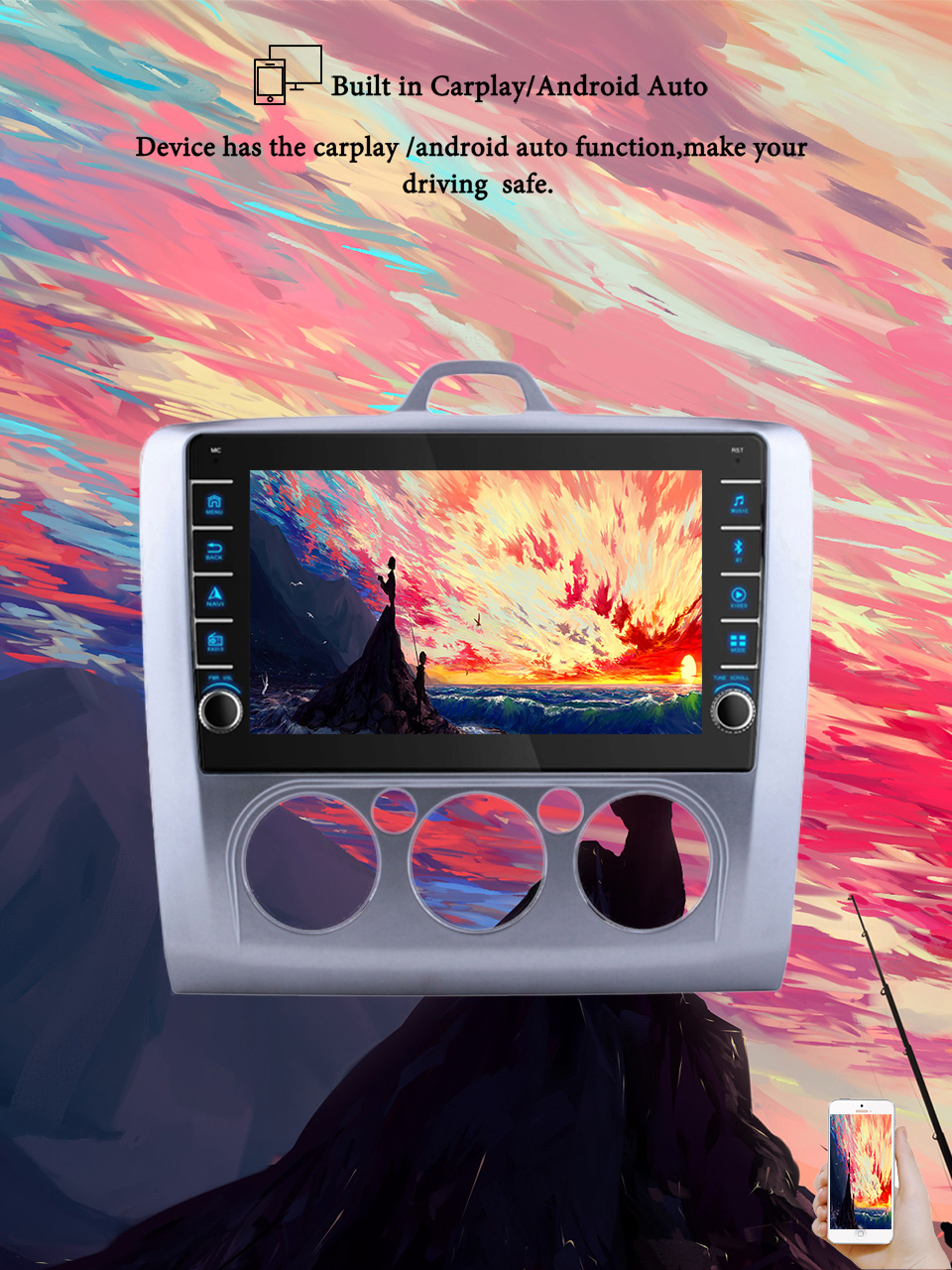 8G + 128G Android 14 pour Ford - Tablet Danish Mobile & Accessories Photos avis et prix