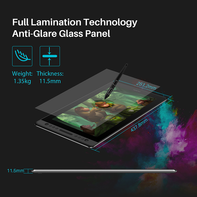 HUION Kamvas Pro 16 écran de t - Huion Tablet Accessories avis et prix