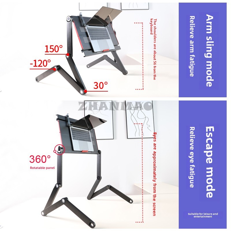 Couché plat sur le lit, bureau - Tablet Lap Desk avis et prix